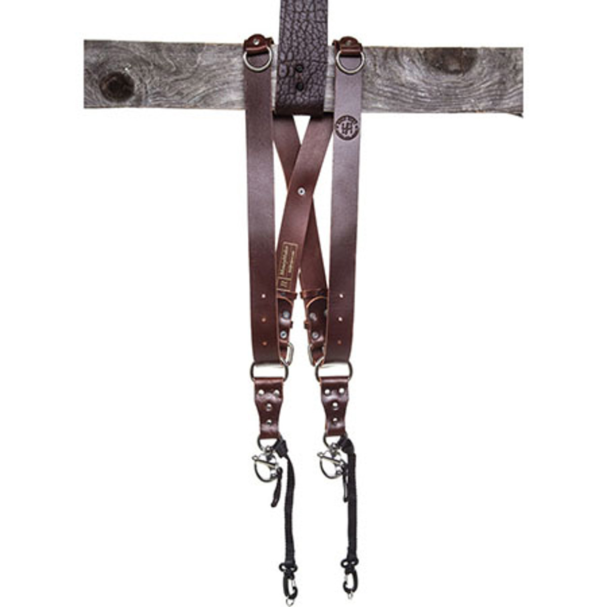 

HoldFast Gear Money Maker Water Buffalo Large Two-Camera Harness, Burgundy