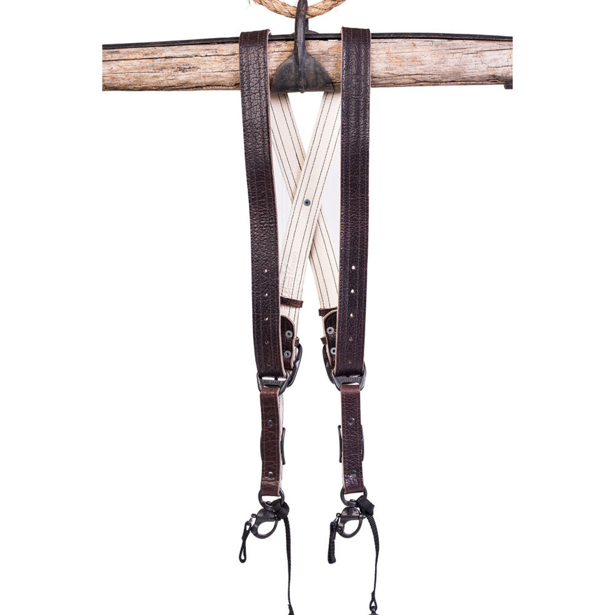 

HoldFast Gear 2-Camera American Bison Leather Harness, Mahogany, Medium