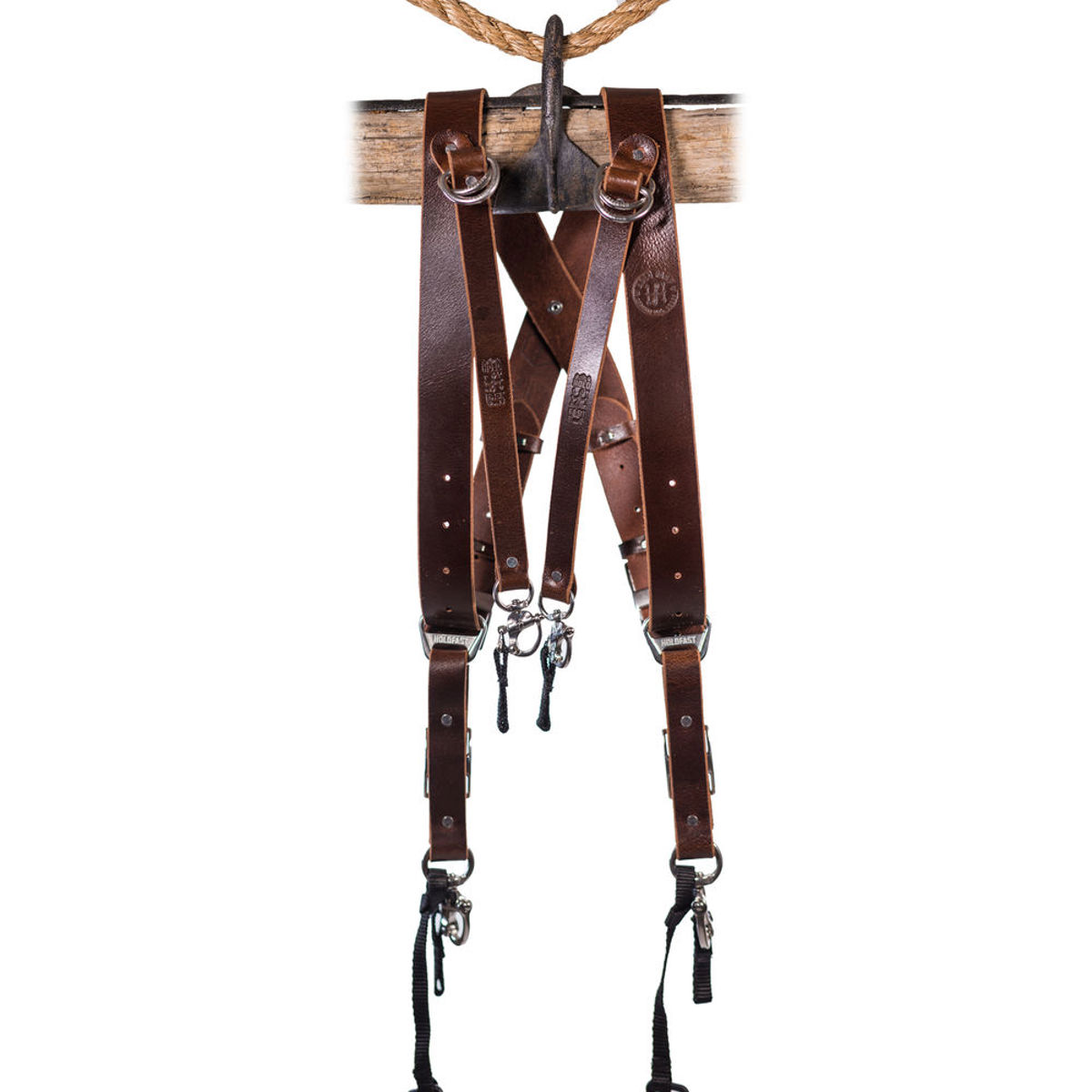 

HoldFast Gear Money Maker 3-Camera Water Buffalo Leather Harness Burgundy, Large