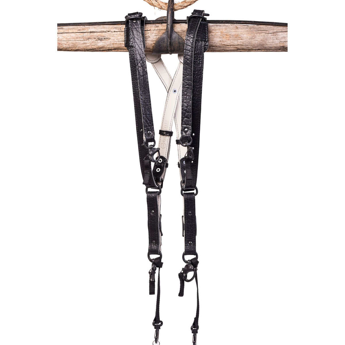 

HoldFast Gear Skinny Money Maker 3-Camera Harness, American Bison, Large, Black