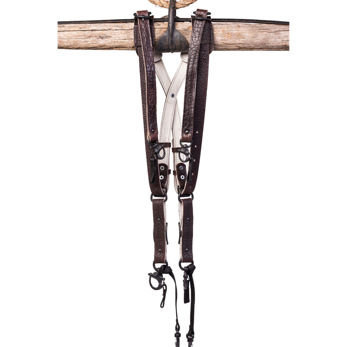 

HoldFast Gear Skinny Money Maker 3-Camera Harness, American Bison,Large,Mahogany