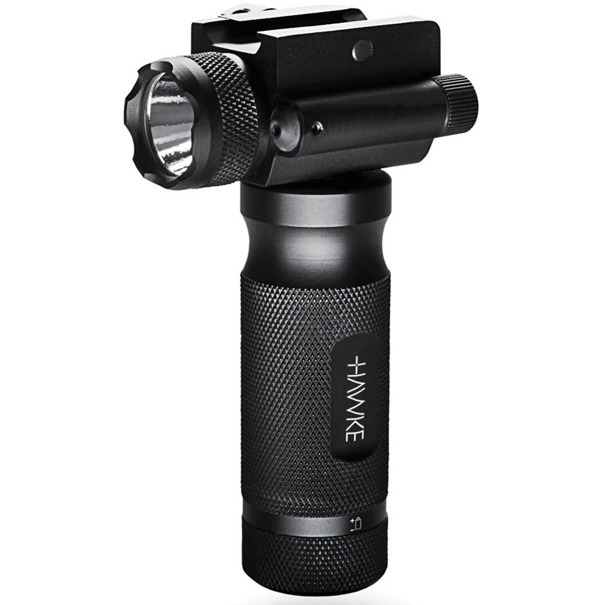 

Hawke Sport Optics Red Laser Foregrip with LED Flashlight, Picatinny Rail Mount