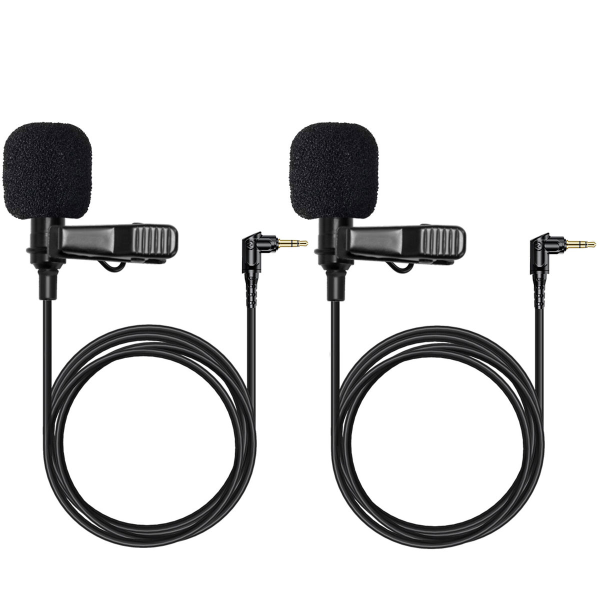 

Hollyland LARK MAX Omnidirectional Lavalier Microphone, Black, 2-Pack