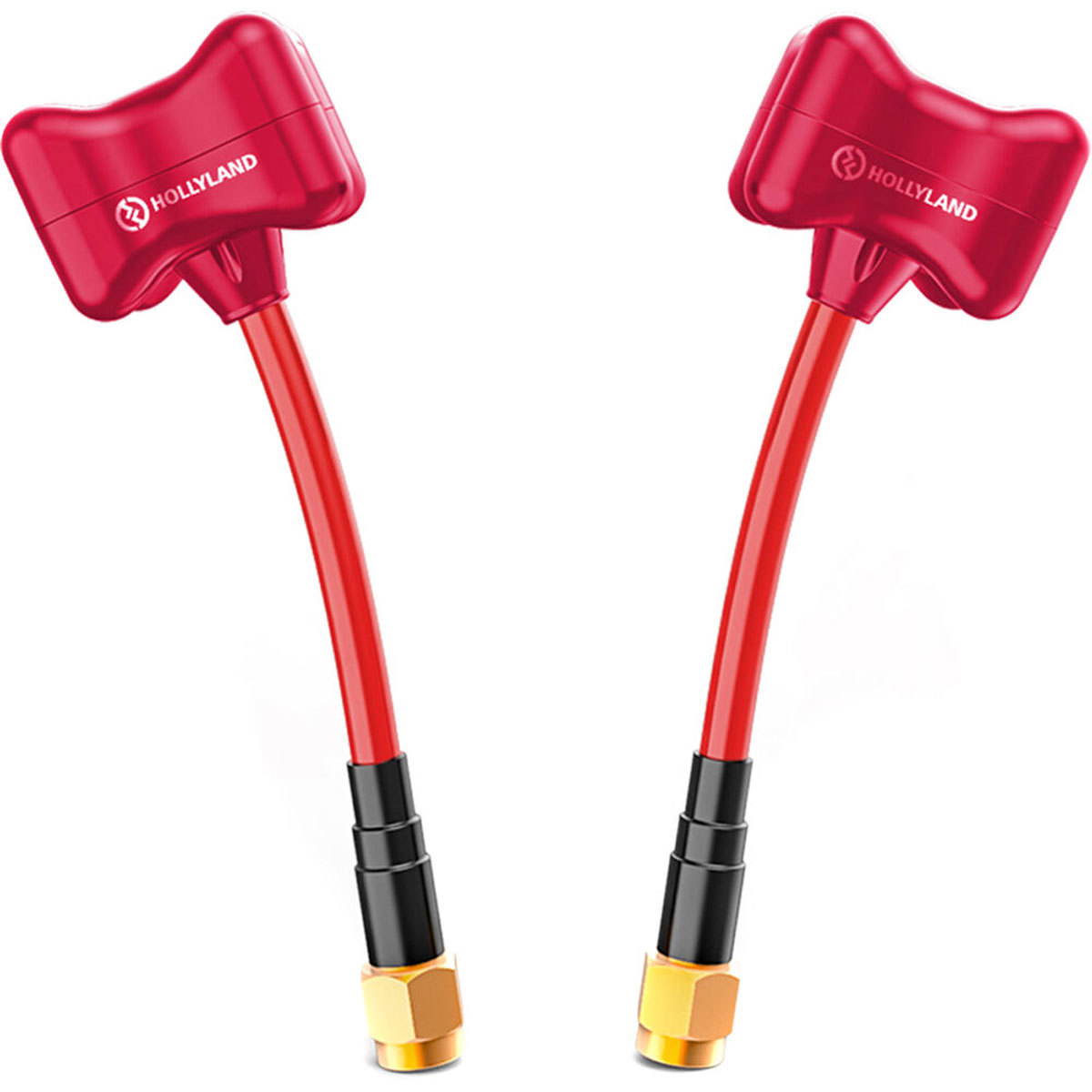 

Hollyland Triumph Antenna for Mars 300/300 PRO/400/400S/400S PRO, Red, 2-Pack