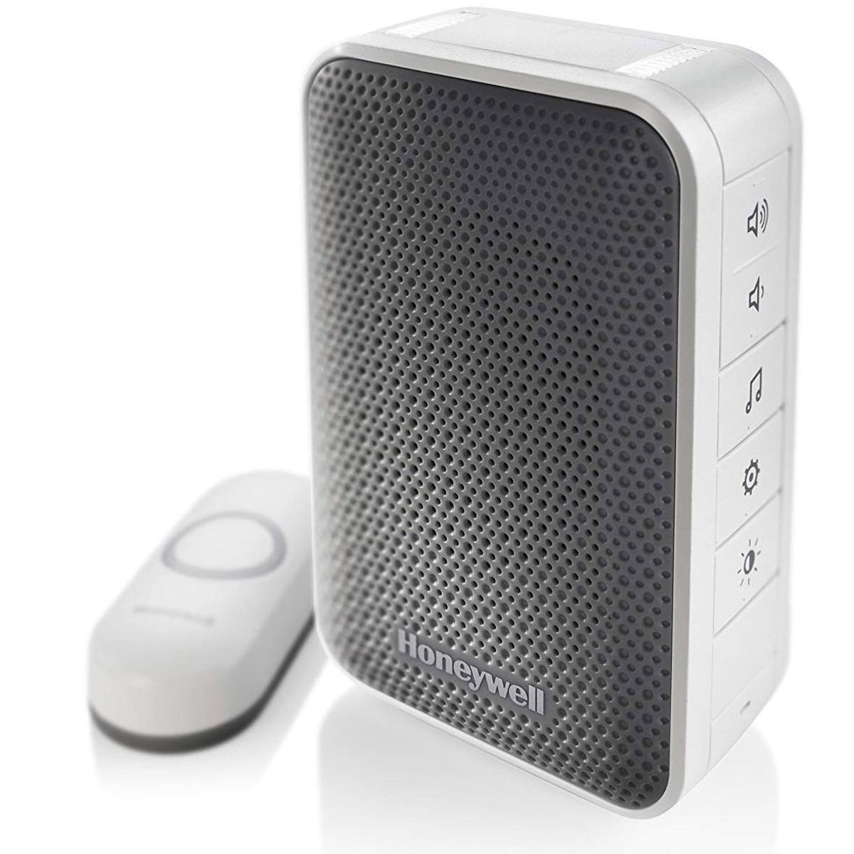 

Honeywell 3 Series Portable Wireless Doorbell with Strobe Light and Push Button