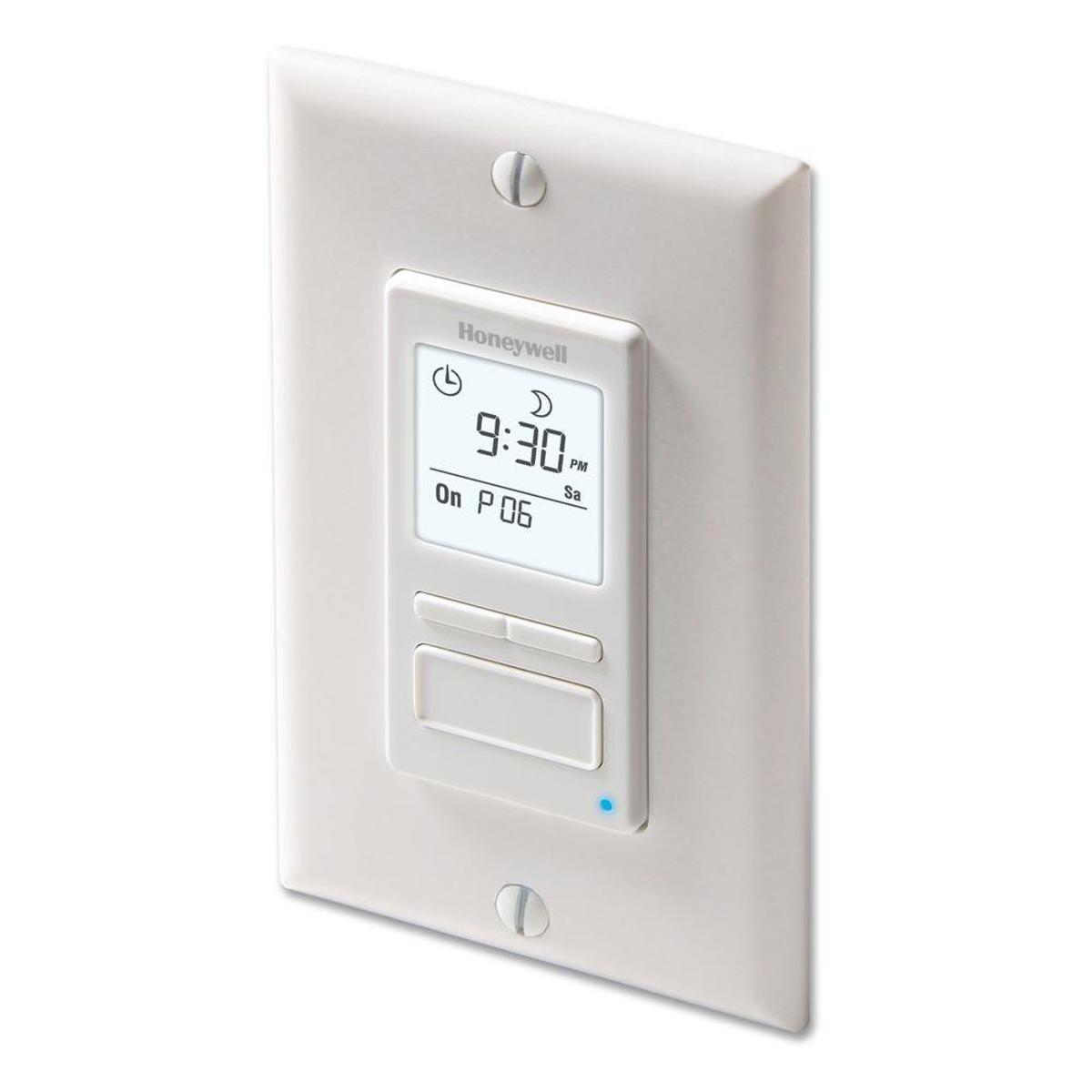 

Honeywell ECONOSwitch 7-Day Solar Programmable Light Switch Timer, White