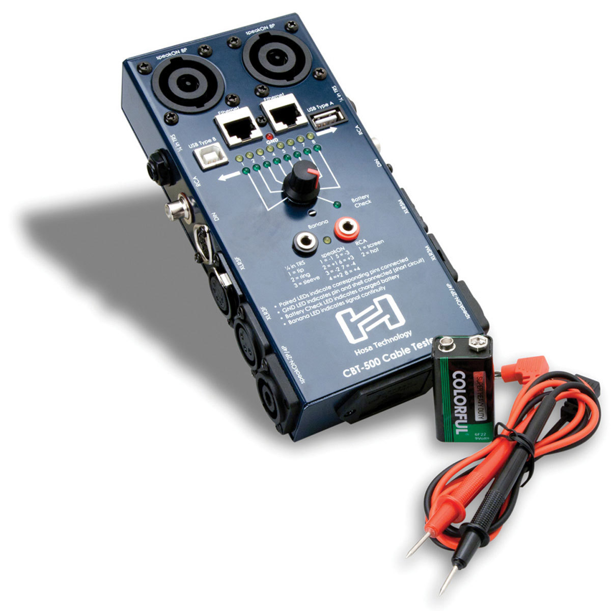 

Hosa Technology CBT-500 Audio Cable Tester