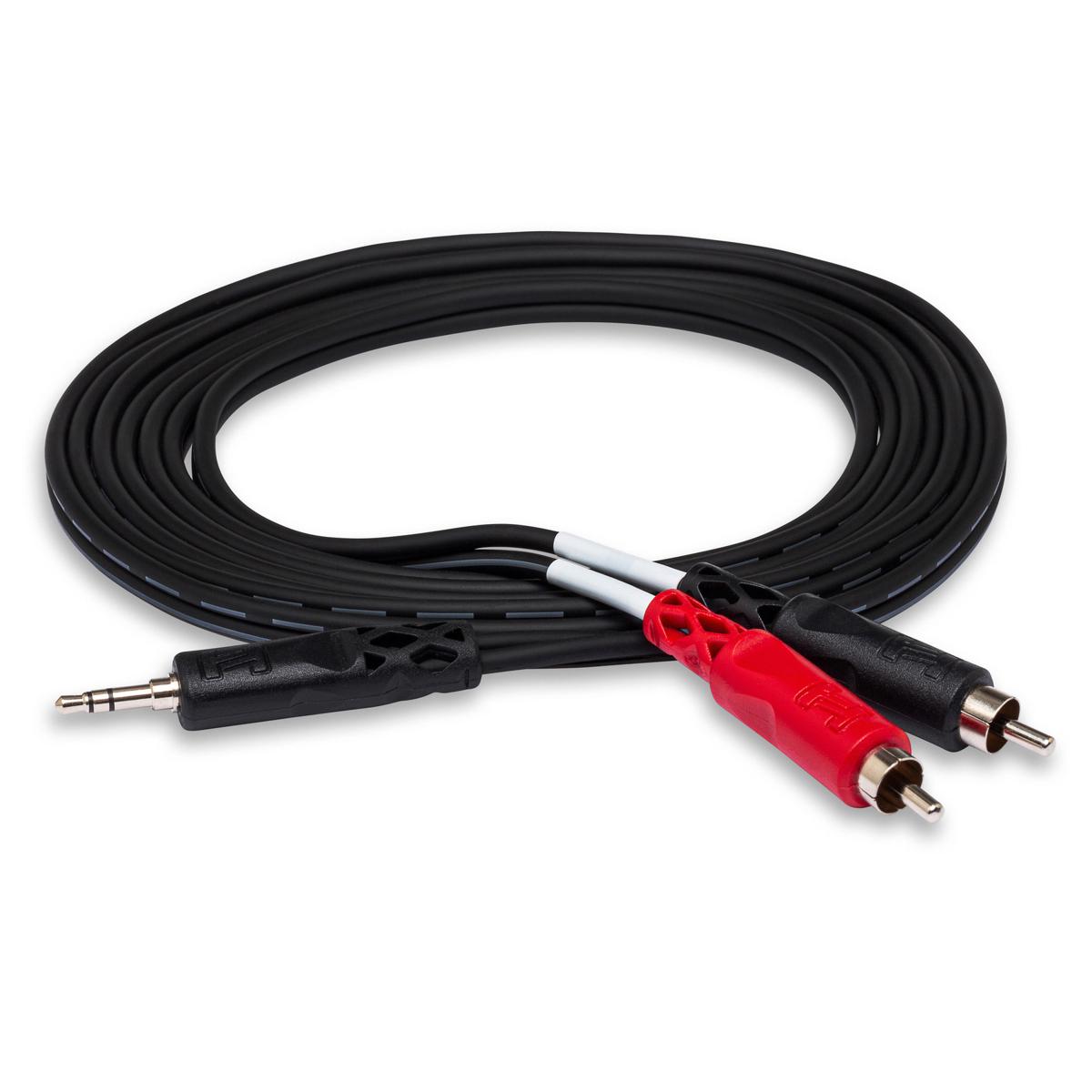 

Hosa Technology Hosa 15' 3.5mm TRS Male to Dual RCA Male Stereo Breakout Audio Cable