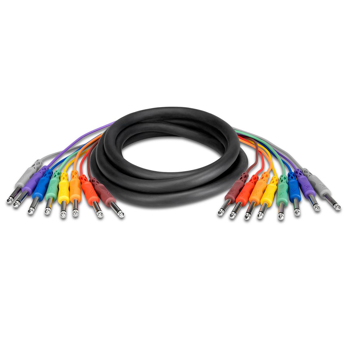

Hosa Technology Hosa 4m (13') 8-Channel Male 1/4" Phone to Male 1/4" Phone Snake Cable