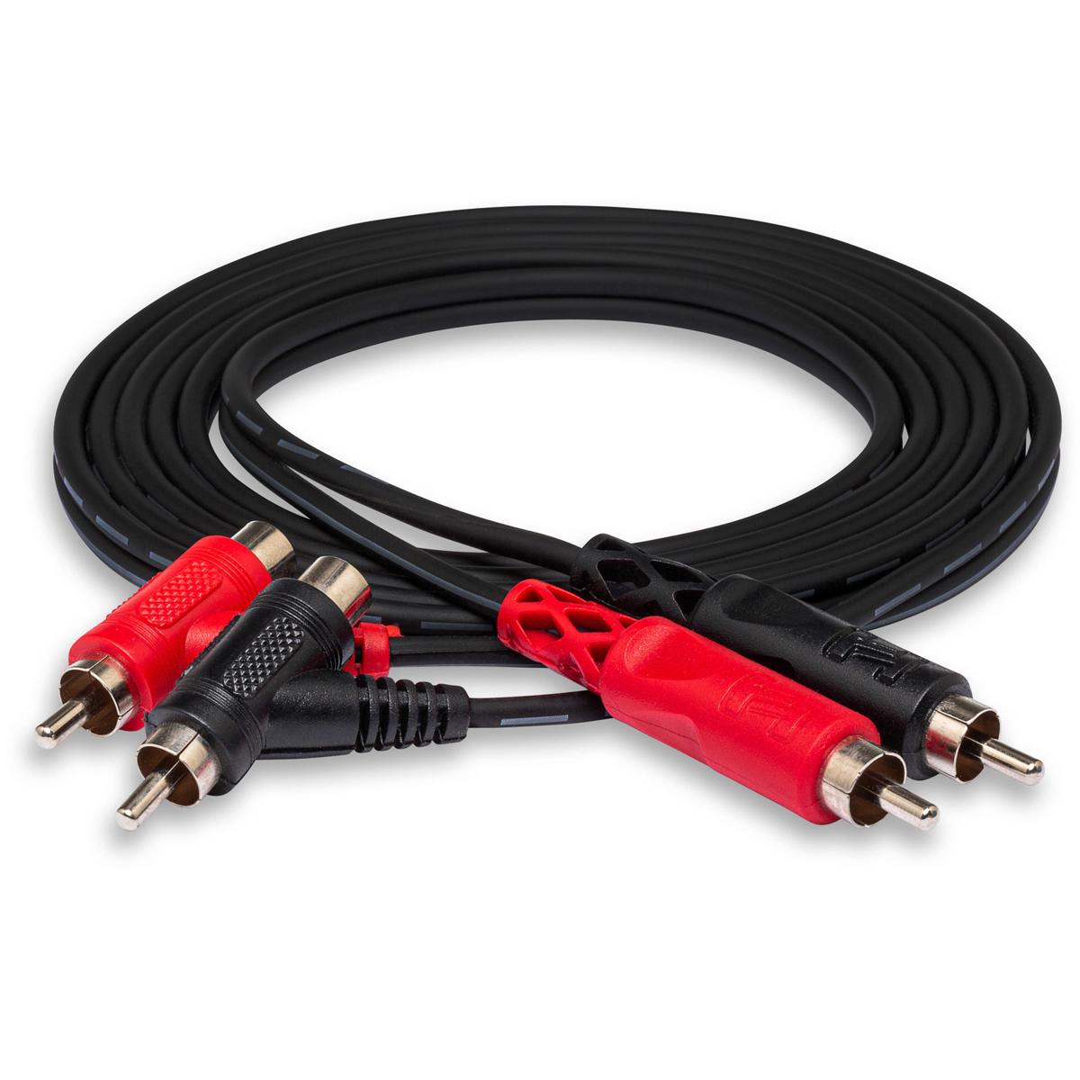 

Hosa Technology Hosa 6.6'/2m Dual RCA to Dual Piggyback RCA Audio Cable
