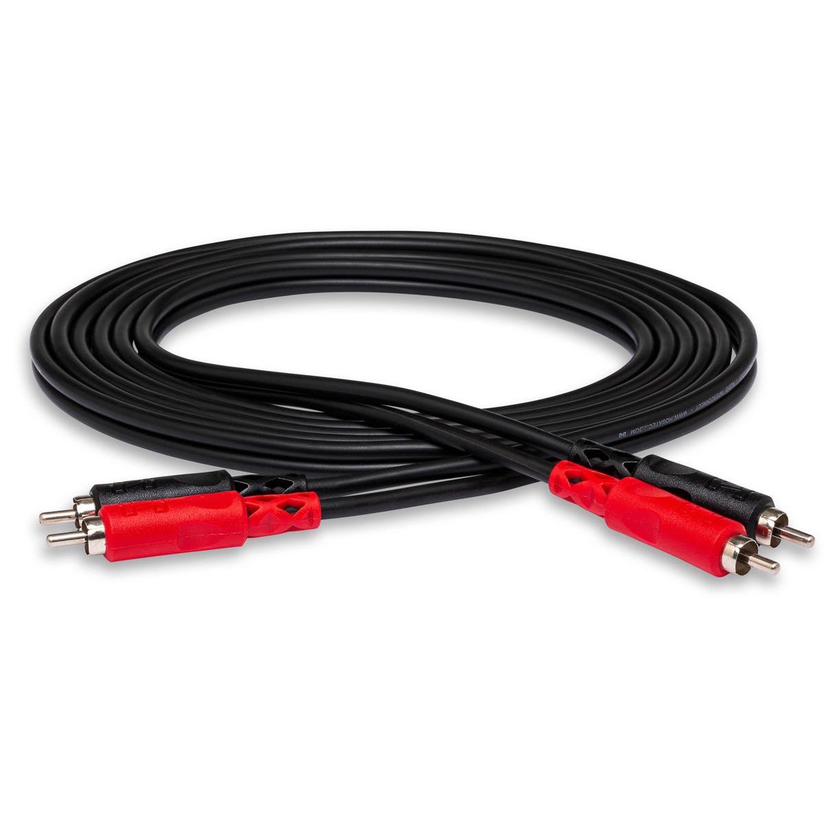 

Hosa Technology Hosa 2-RCA Male to 2-RCA Male Dual Cable (Nickel Contacts), 13.2'