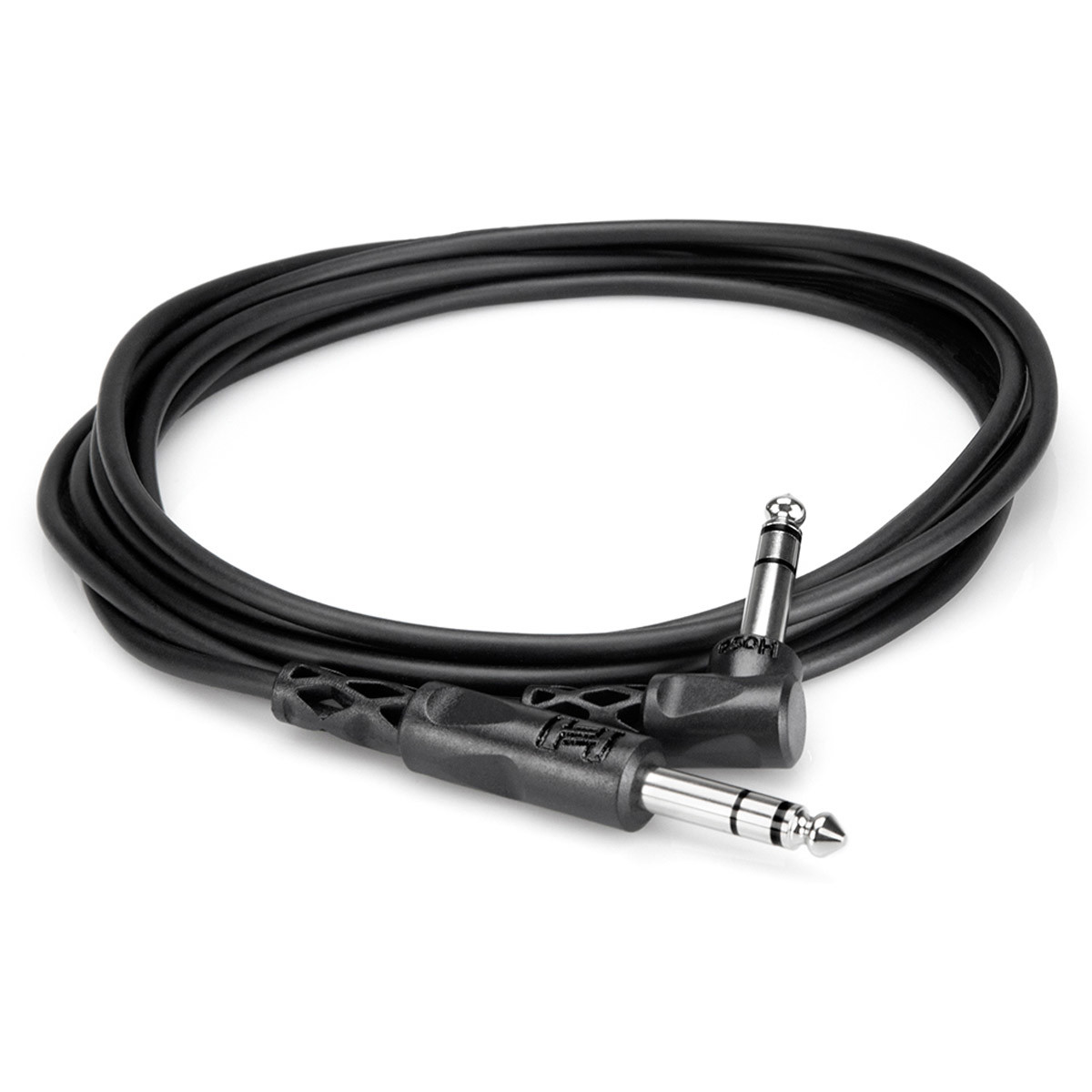 

Hosa Technology Hosa Right-Angle 1/4" Male Phone to Straight 1/4" Male Phone TRS Cable, 15'