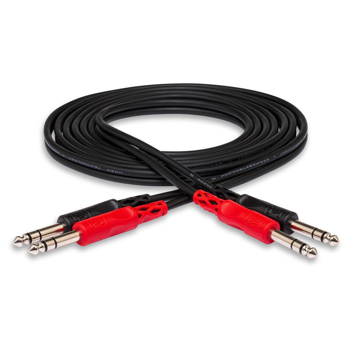 

Hosa Technology Hosa 2 x 1/4" TRS Male to 2 x 1/4" TRS Male Stereo Audio Cable, 6.6'