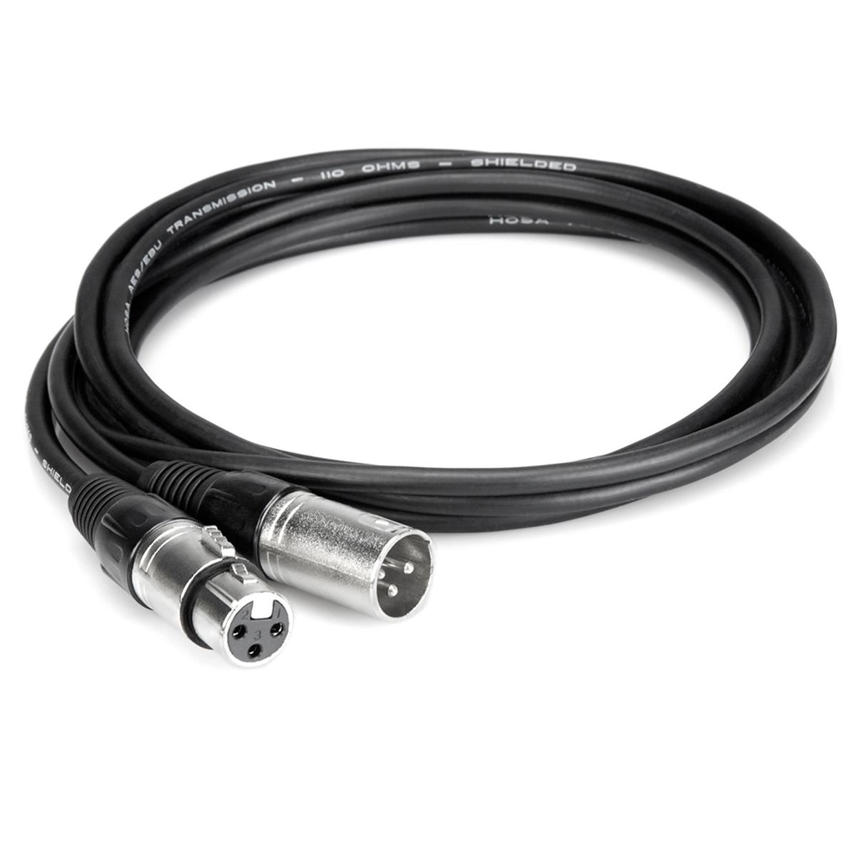 

Hosa Technology 10' XLR3M to XLR3F 2x 24 AWG DMX512 Cable