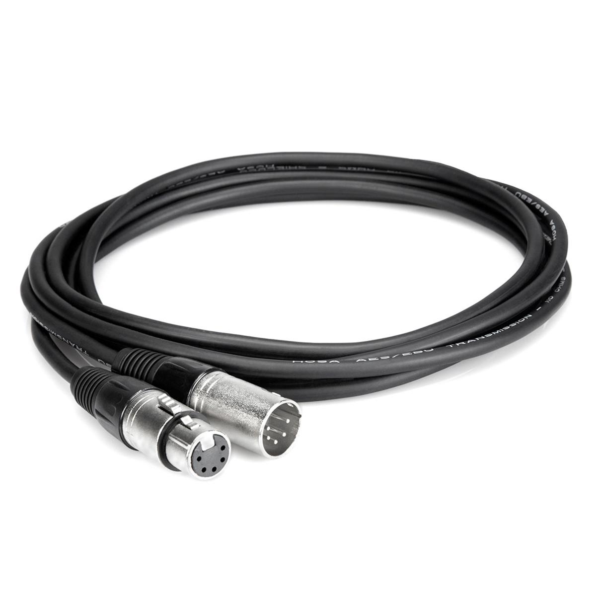 

Hosa Technology Hosa DMX-505 DMX 5-Pin XLR Male to 5-Pin XLR Female Extension Cable -5'