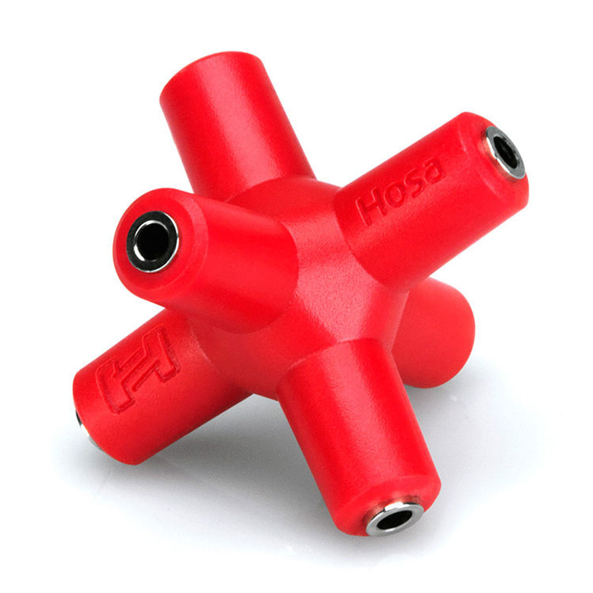 

Hosa Technology Knucklebones 1-to-5 Signal Splitter, 3.5mm x 6, Red
