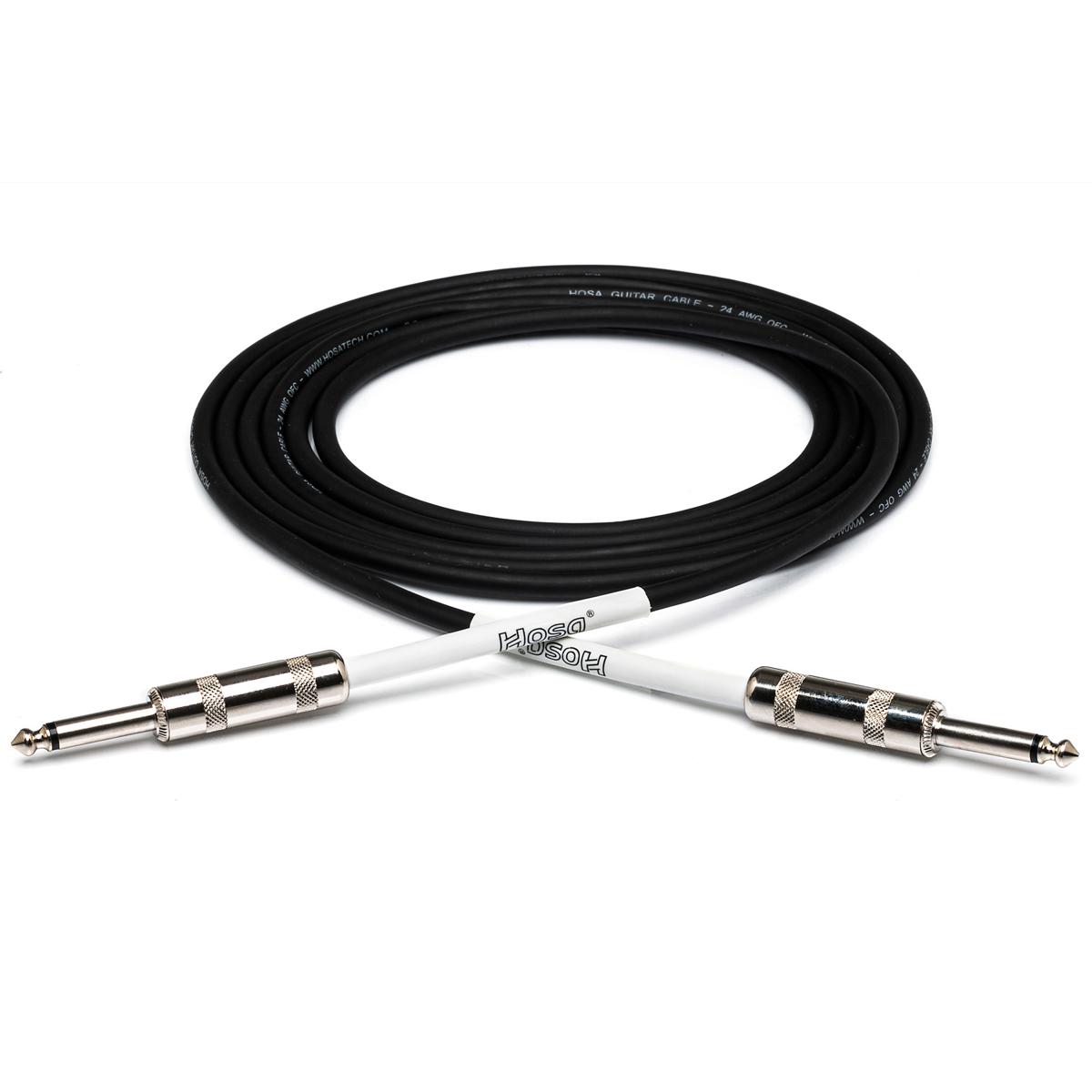 

Hosa Technology Hosa 1/4" Phone Male to 1/4" Phone Male Traditional Guitar Cable, 10'