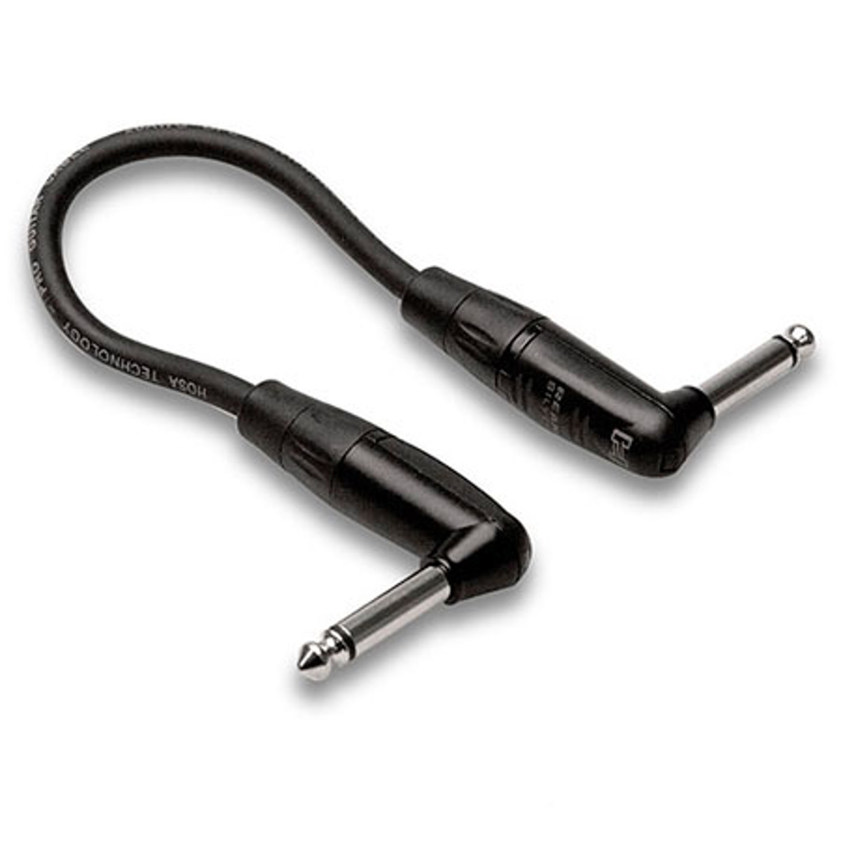 

Hosa Technology Hosa Pro 18" Guitar Patch Cable, REAN Right-Angle to Right-Angle