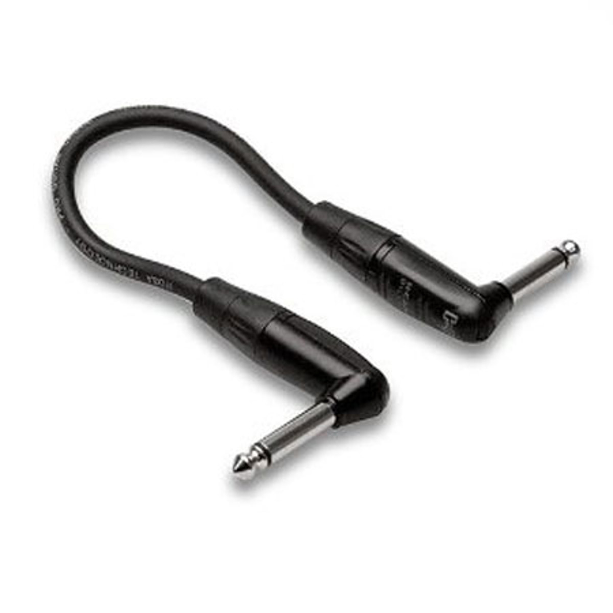 

Hosa Technology REAN Right-Angle to Right-Angle Pro Guitar Patch Cable, 12"