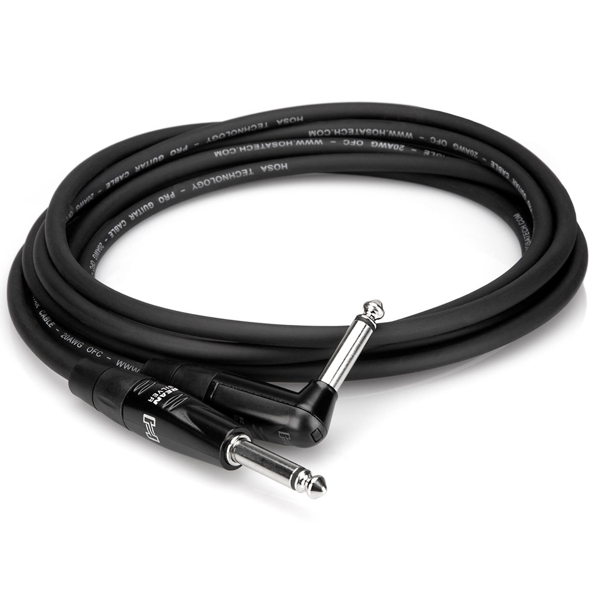 

Hosa Technology Hosa Pro 20' Guitar Cable, REAN Straight to Right-Angle