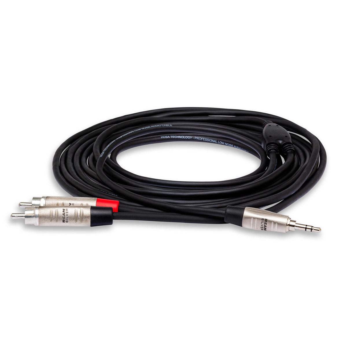

Hosa Technology Hosa 6' Pro Stereo Breakout Cable, REAN 3.5mm TRS to Dual RCA