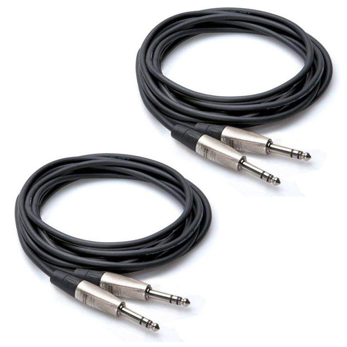 

Hosa Technology Hosa 2x 10' Pro Balanced 1/4" TRS Male to 1/4" TRS Male Interconnect Audio Cable