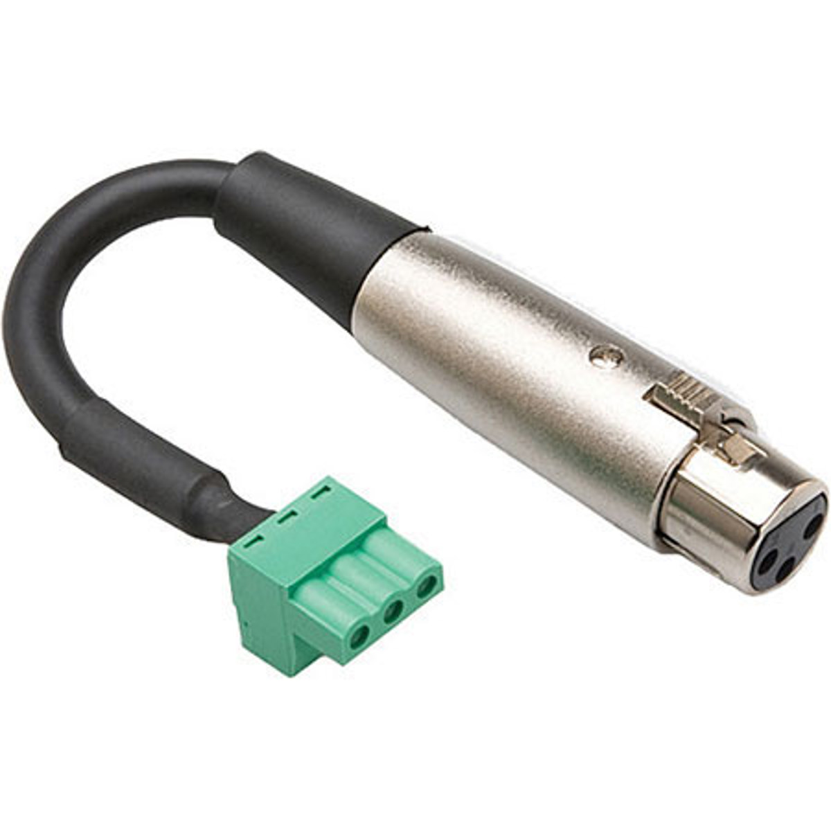 Image of Hosa Technology 6&quot; Low-Voltage XLR3F to PHX3F Adapter