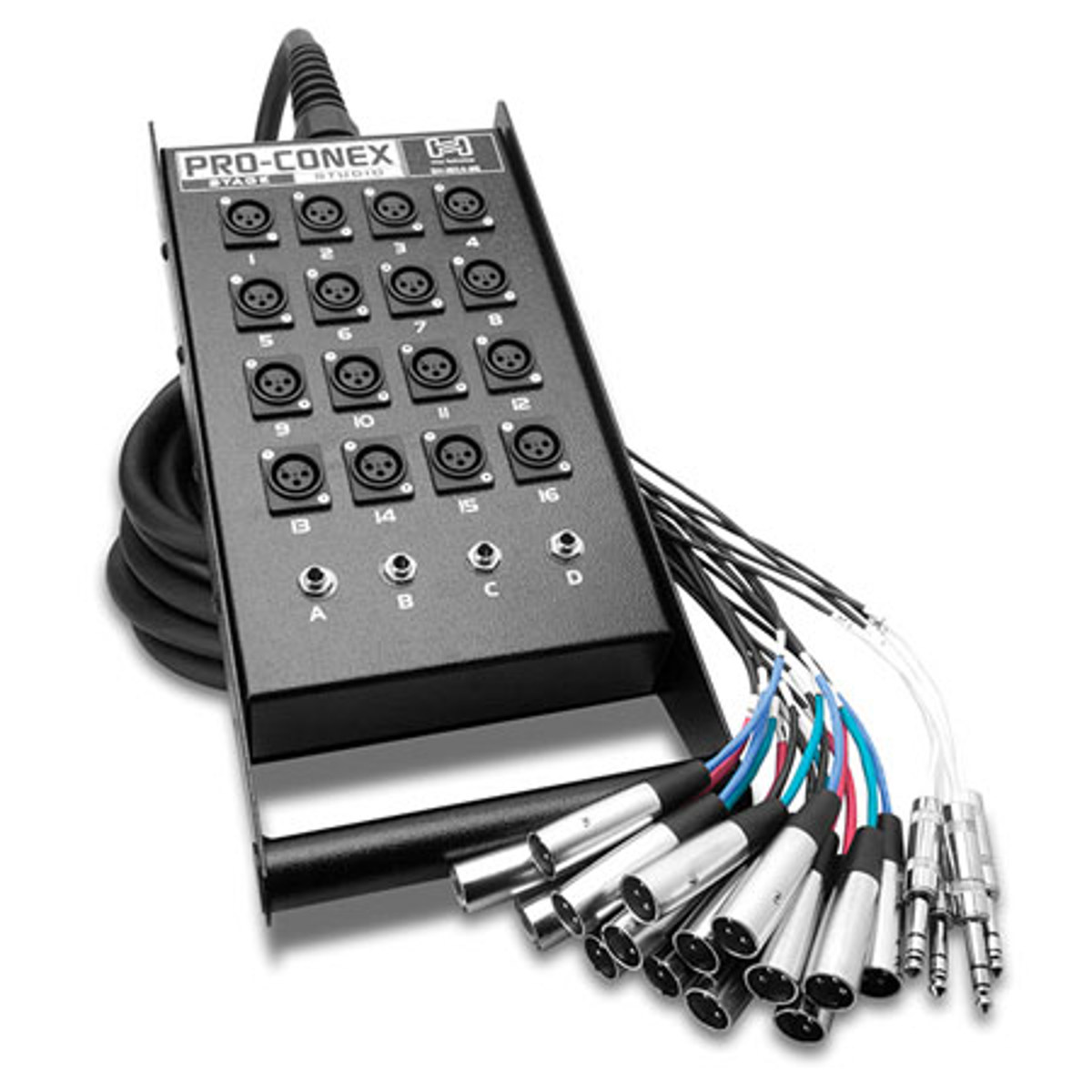 

Hosa Technology Hosa 100' Stage Box Snake w/16 3-Pin XLR Send & 4 TRS Return Channels