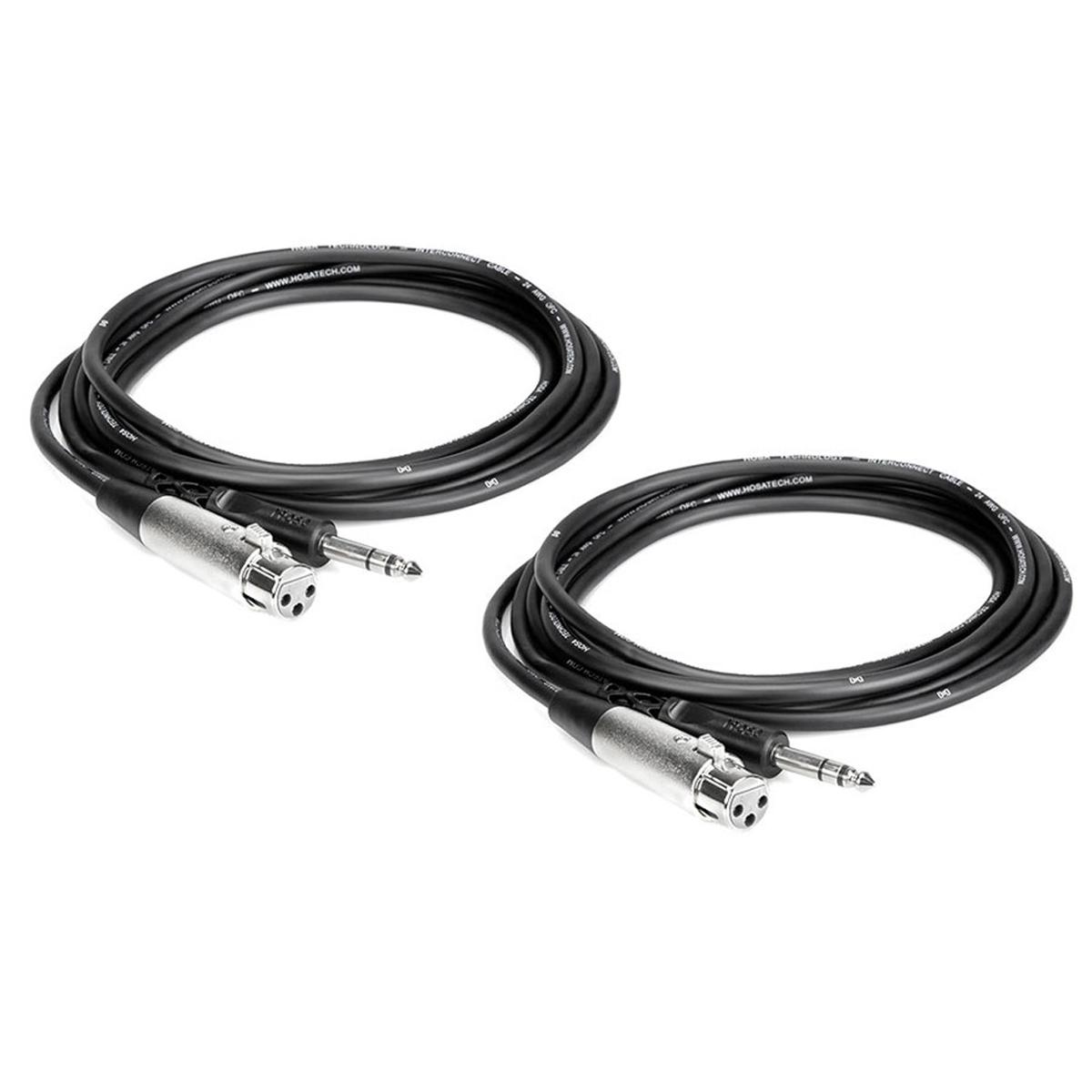 

Hosa Technology Hosa 2x 3ft Balanced 3-Pin XLR - TRS 1/4in Gender Cable