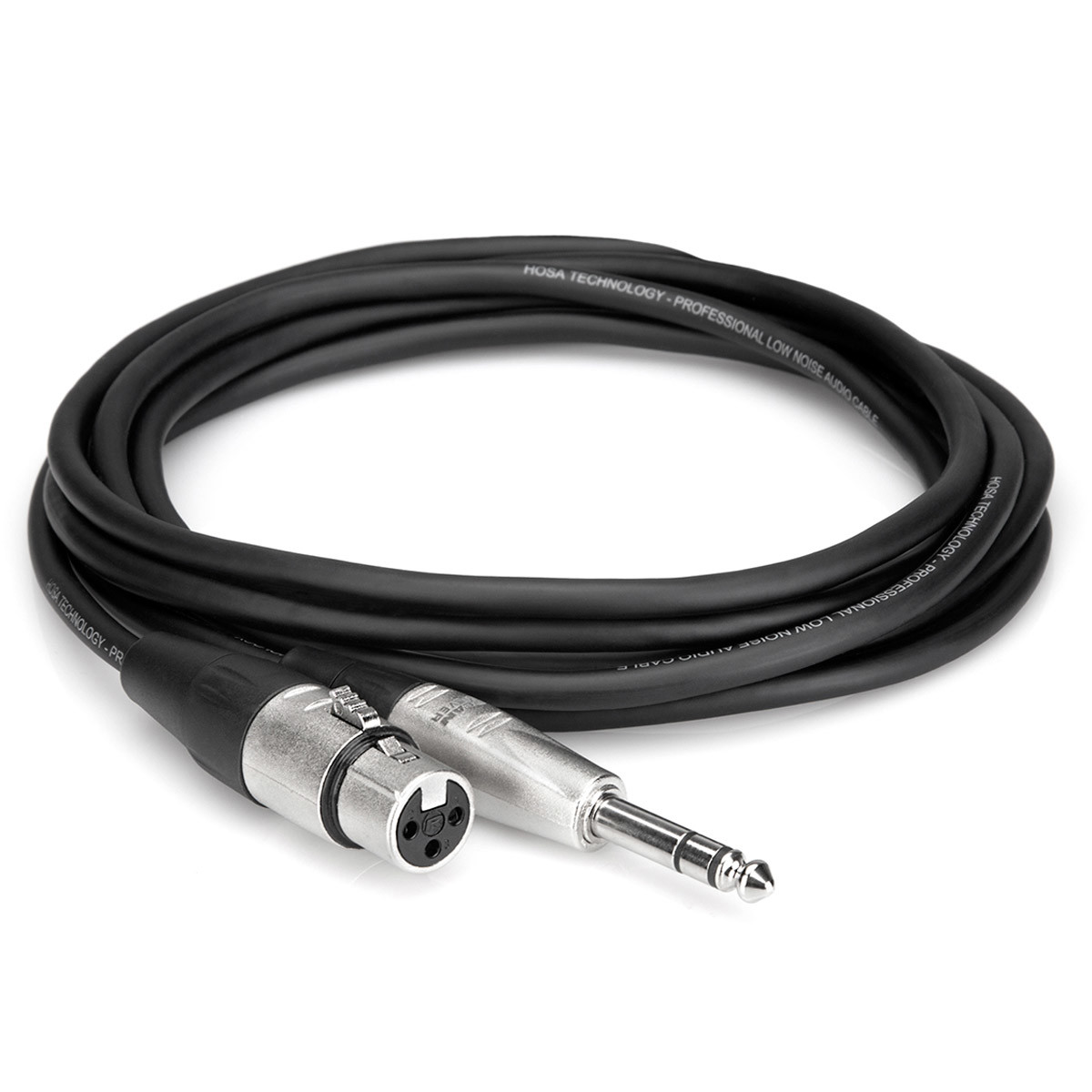 

Hosa Technology Hosa 1ft 3-Pin XLR F-M 1/4in TRS Audio Cable