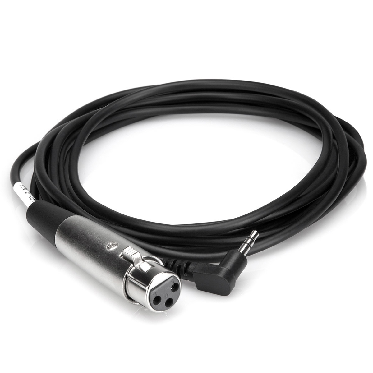 

Hosa Technology Hosa XVM101F Stereo Mini 3.5mm Stereo Angled Male to 3-Pin XLR Female Cable - 1'