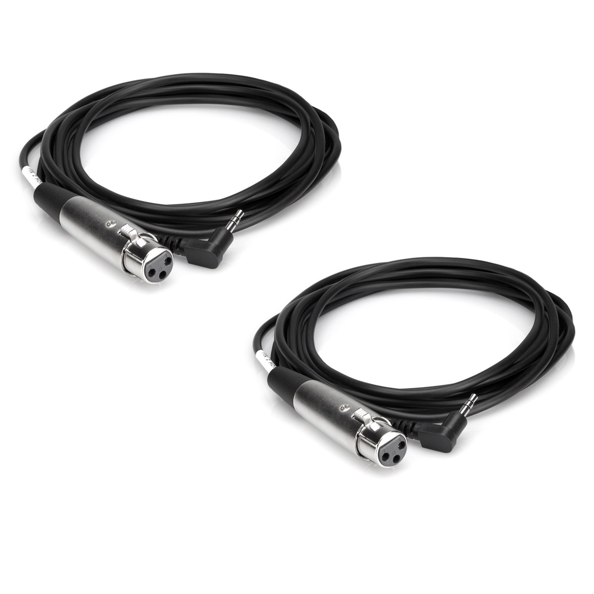 

Hosa Technology Hosa 2x XVM-110F Stereo Mini Angled Male to 3-Pin XLR Female Cable - 10'