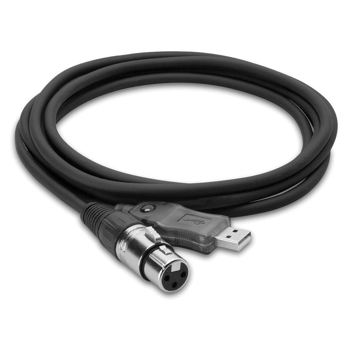 

Hosa Technology 10' (3m) Tracklink Microphone XLR Female to USB Interface Cable