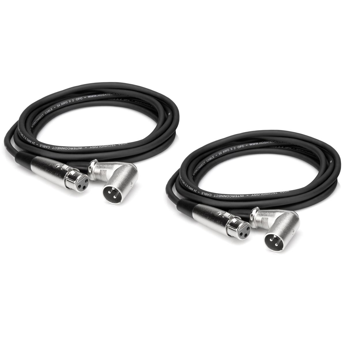 

Hosa Technology 2x XRR101.5 1.5 Foot 3-Pin XLR Cable