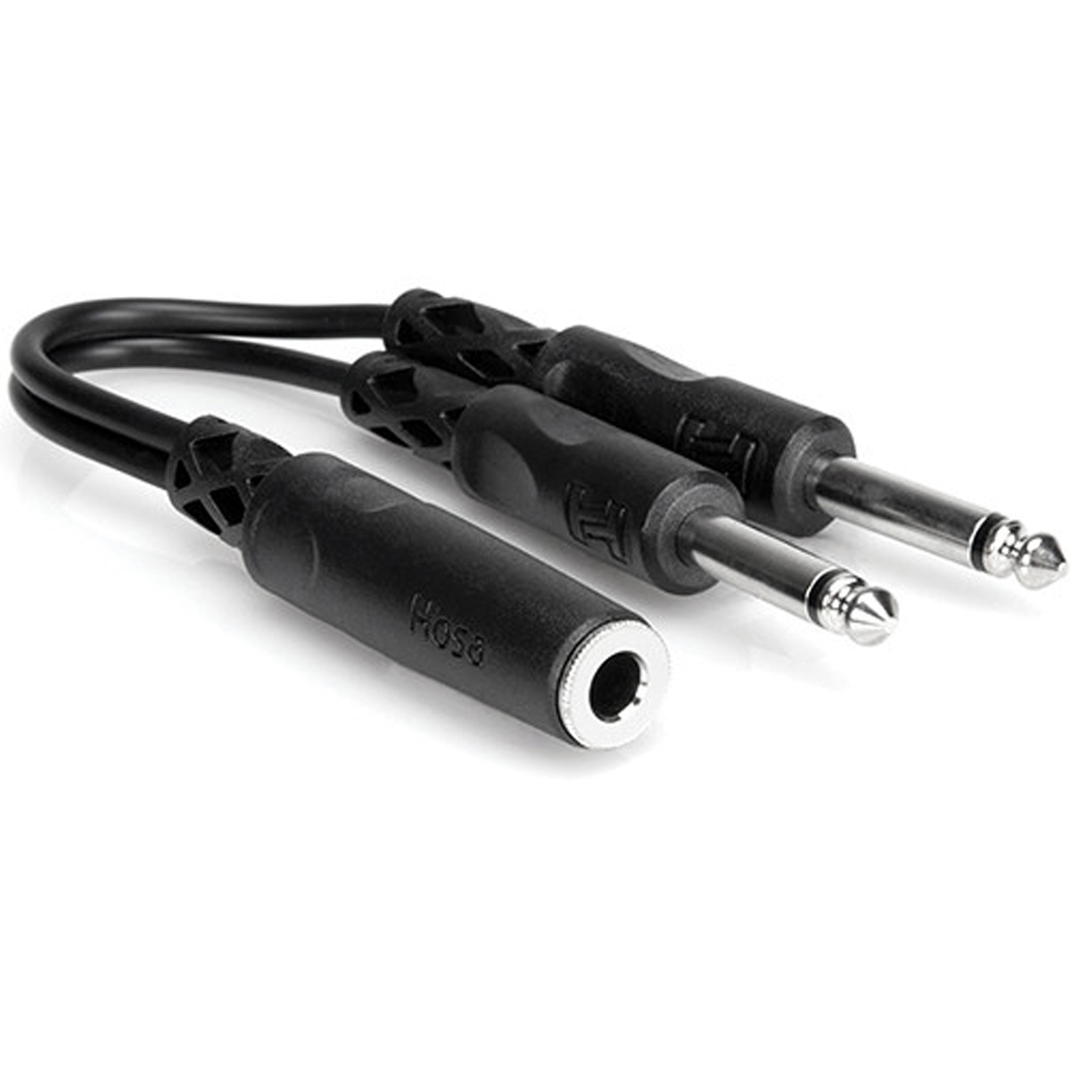 

Hosa Technology Hosa 6in Mono 1/4in Female to 2 Mono 1/4in Male Y-Cable