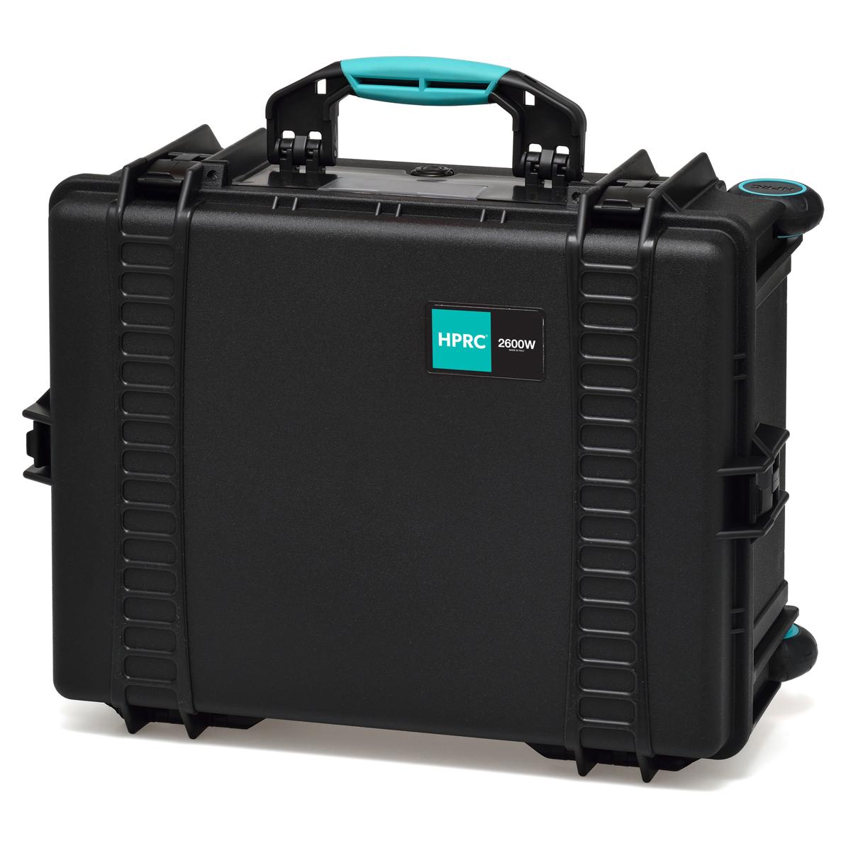 

HPRC HRPC 2600WCUB Wheeled Resin Hard Case with Cubed Foam, Black with Blue Handle