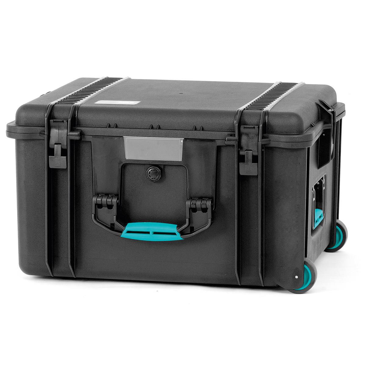 

HPRC 2730WE Wheeled Resin Hard Case without Foam, Black with Blue Handle