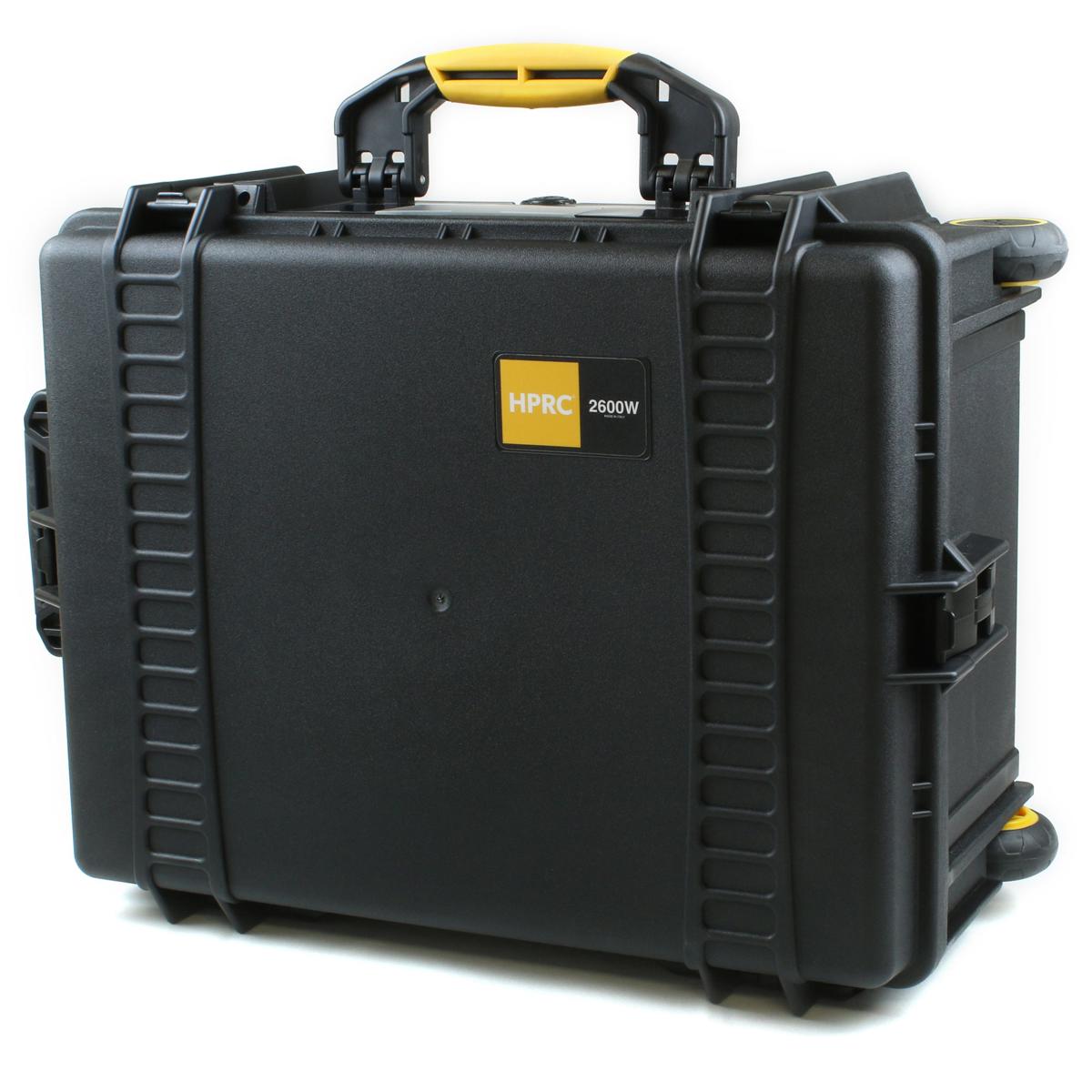 

HPRC 2600W Wheeled Resin Hard Case for Sony PXWZ280, Black with Yellow Handle