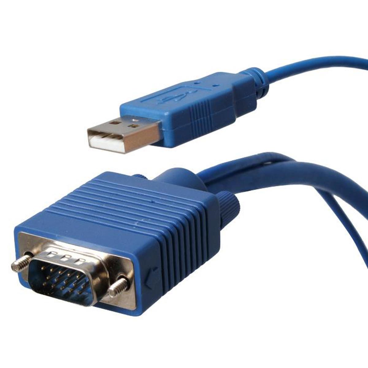 

Hall Research 10' VGA and USB KVM Cable