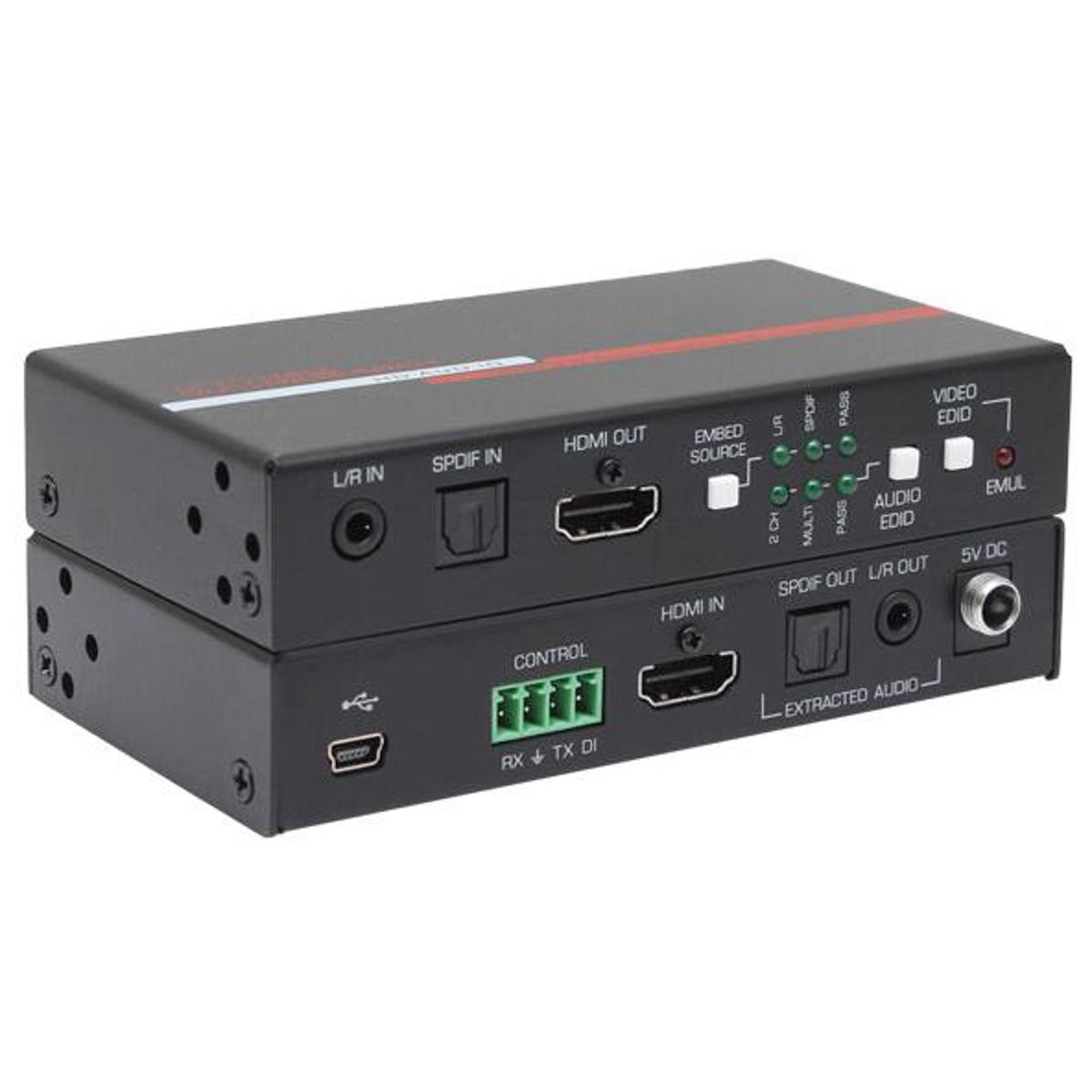 

Hall Research HD-AUD-IO HDMI 2.0 Audio Inserter & Extractor