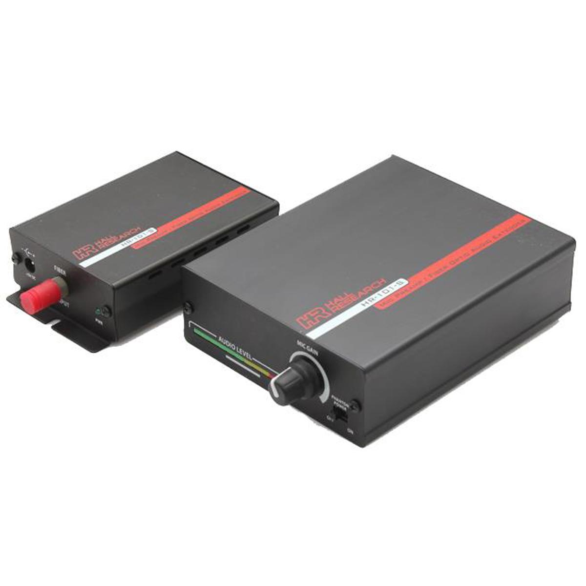 

Hall Research HR-101 Mic and Line-Level Fiber Optic Audio Extender Kit
