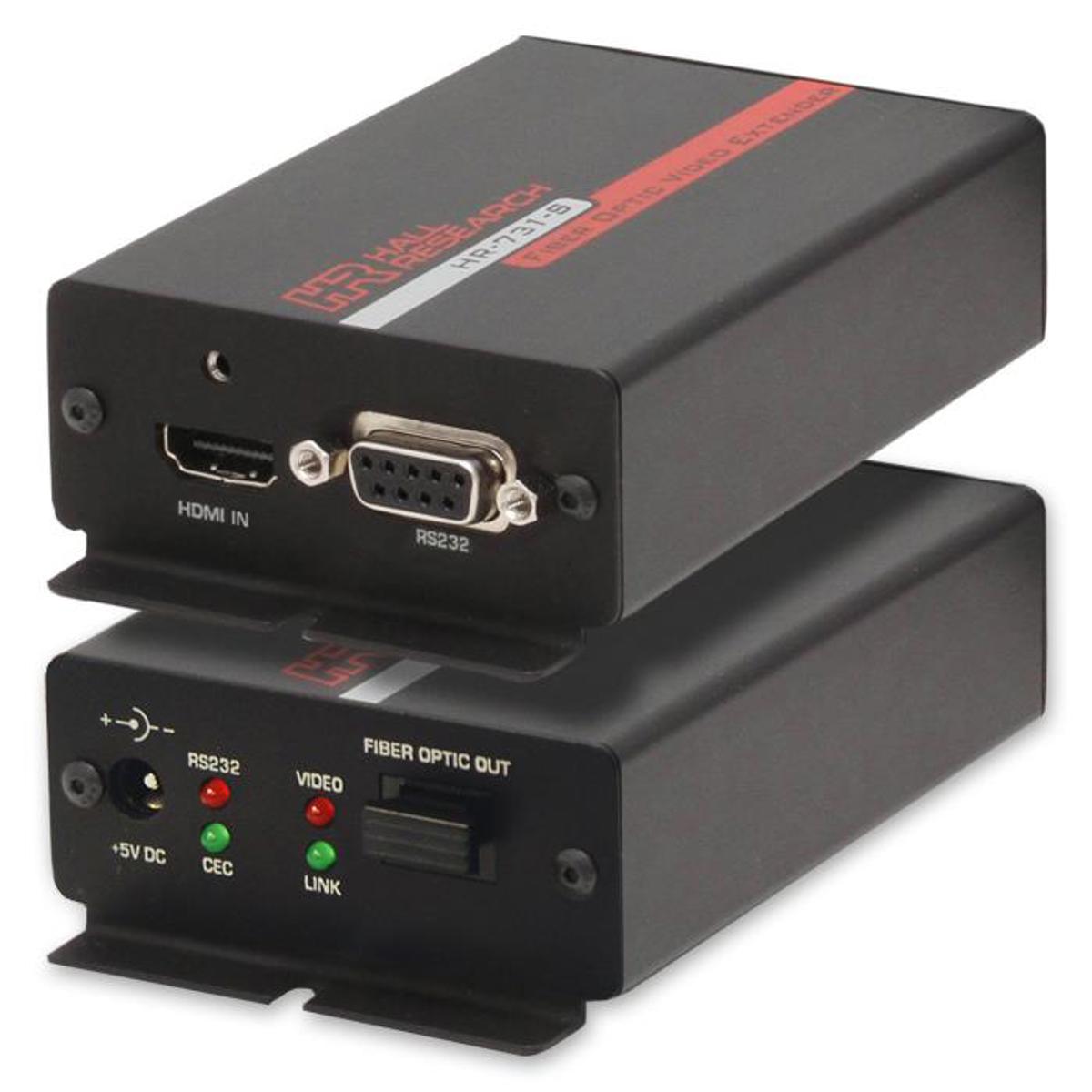 

Hall Research HR-731 S HDMI + RS-232 Fiber Optic Extender Sender