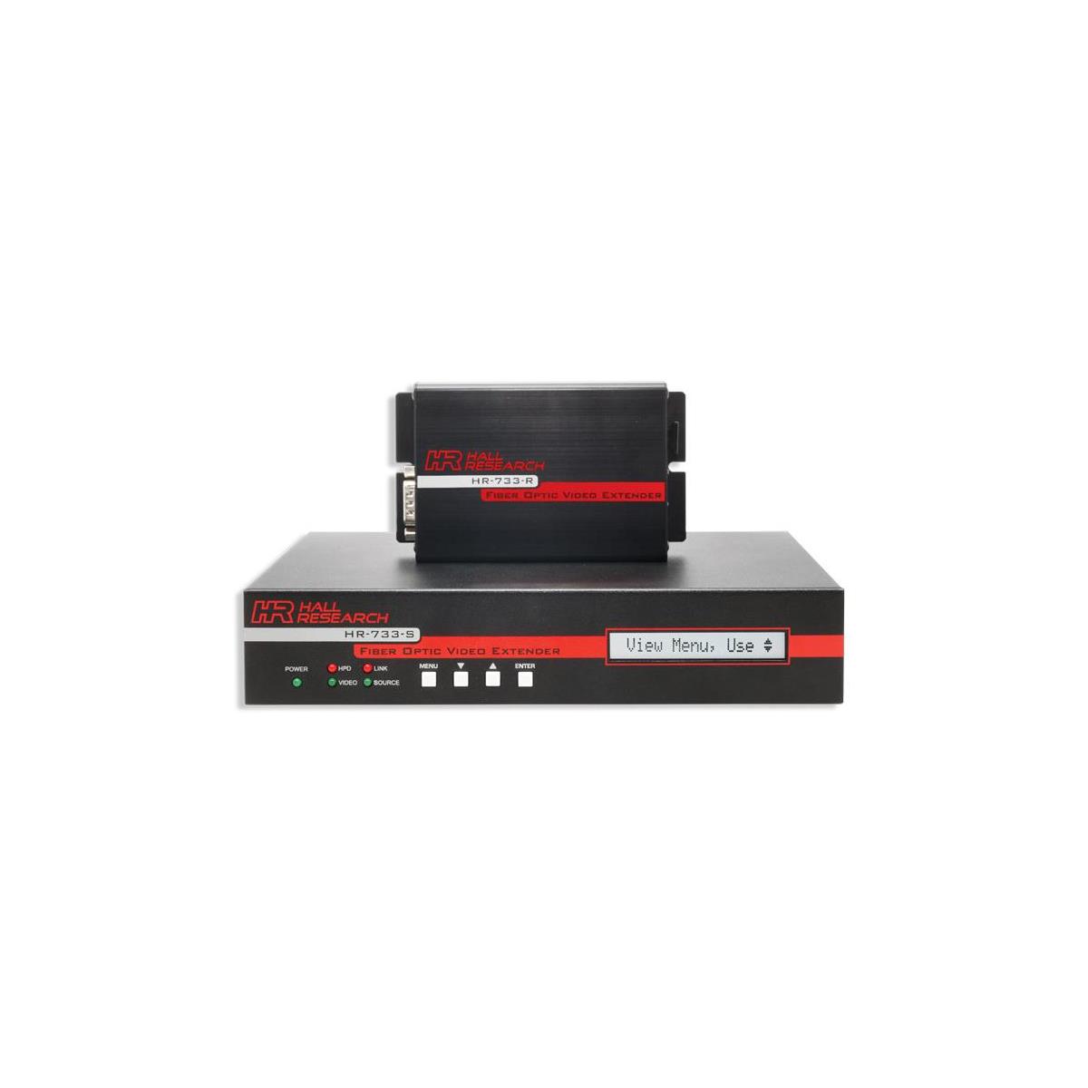 

Hall Research HDMI/DVI + VGA + Audio + RS-232 Over Fiber Switcher Sender