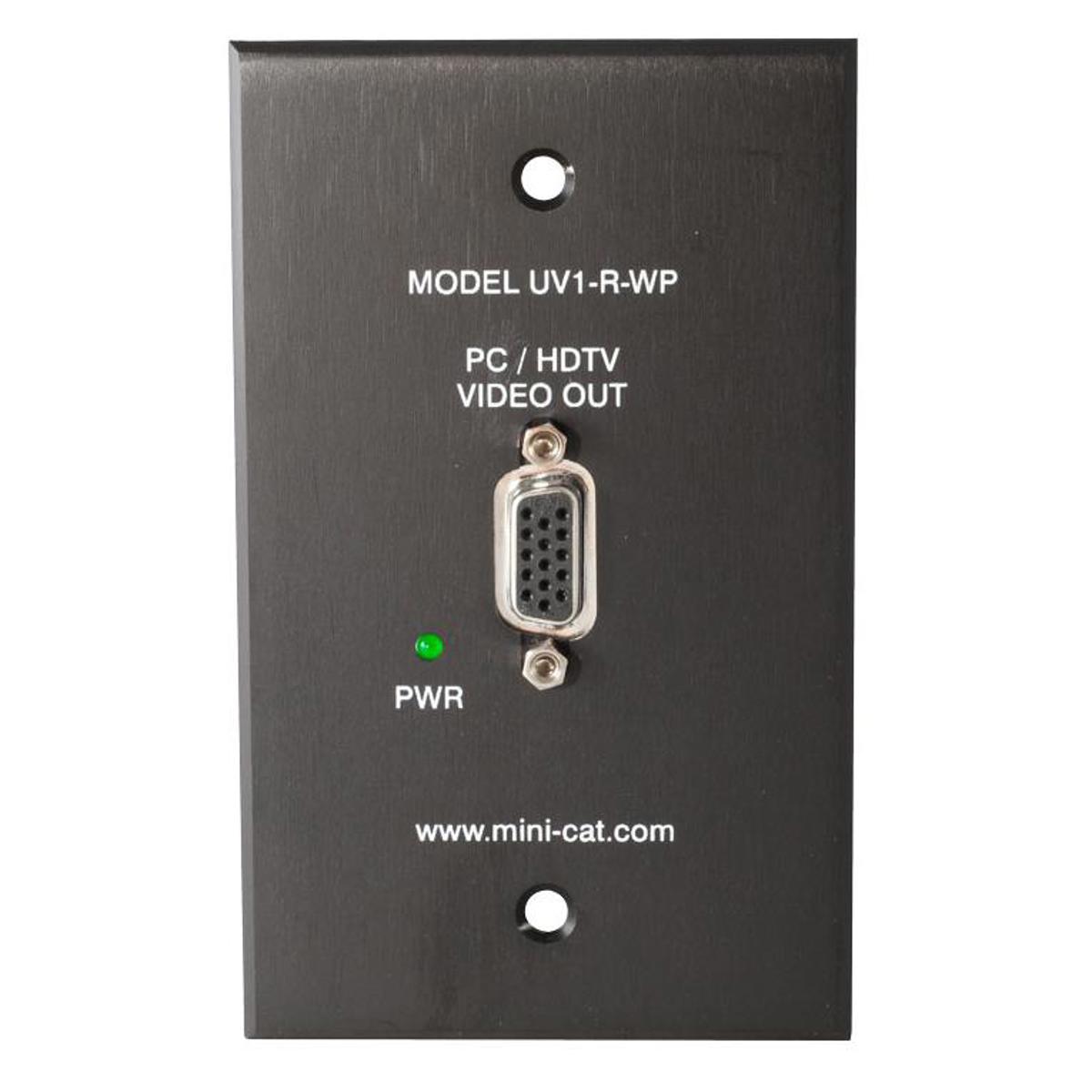 

Hall Research UV1-R-WP Wallplate Video over UTP Receiver