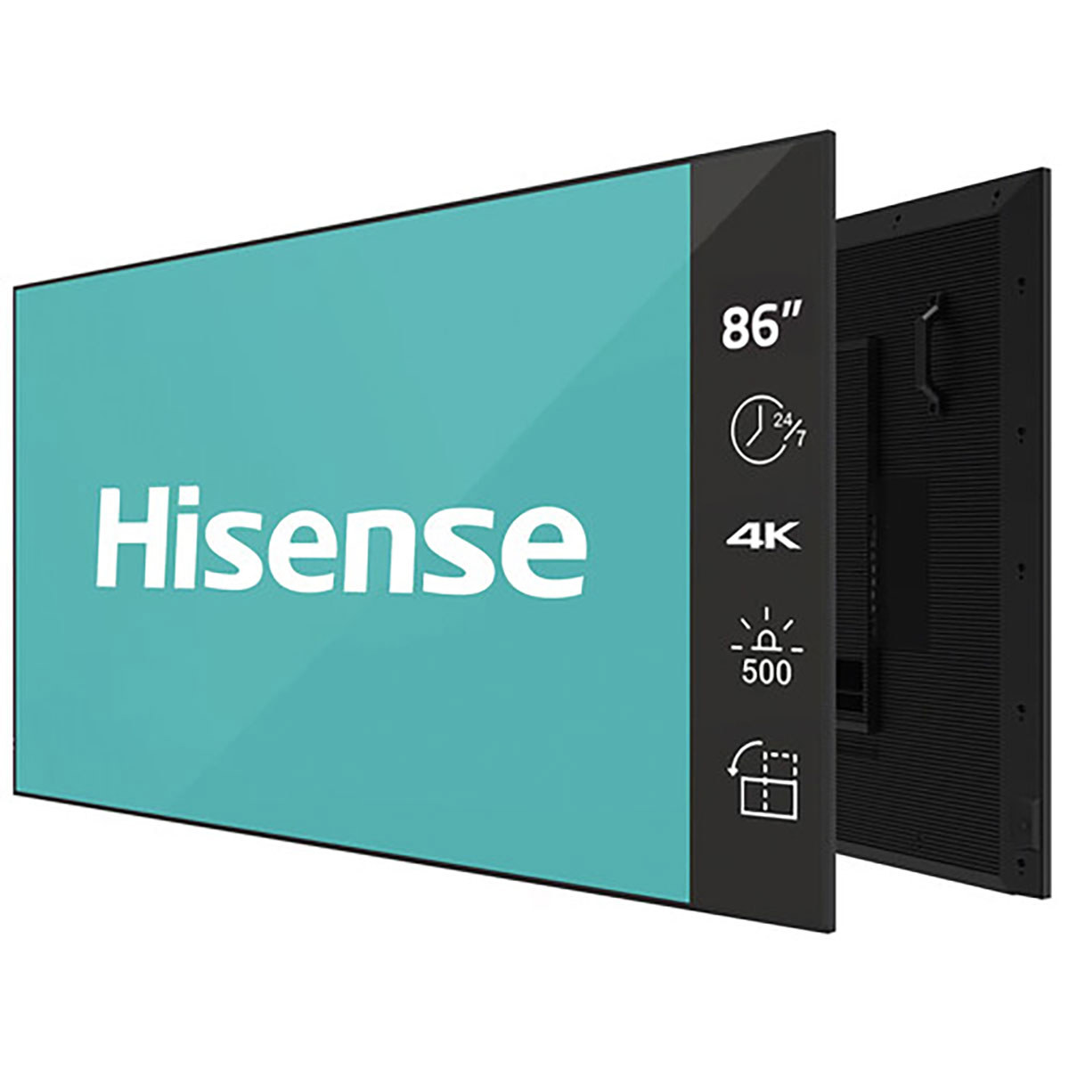 

Hisense DM66D Series 86" 16:9 4K UHD IPS DLED Digital Signage Display, Black