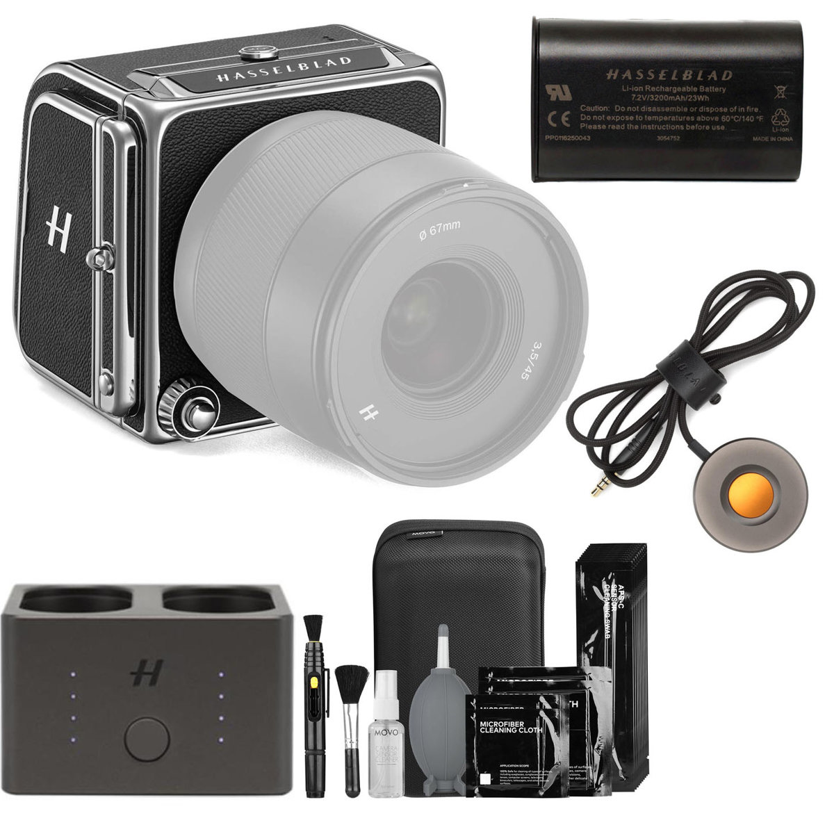 

Hasselblad 907X 50C Medium Format Mirrorless Camera w/Battery, Charger, Release