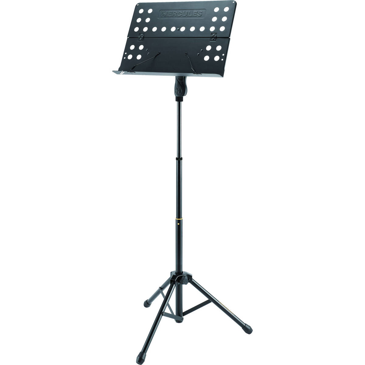 

Hercules Stands BS418B 3-Section Orchestra Music Stand w/Perforated Folding Desk