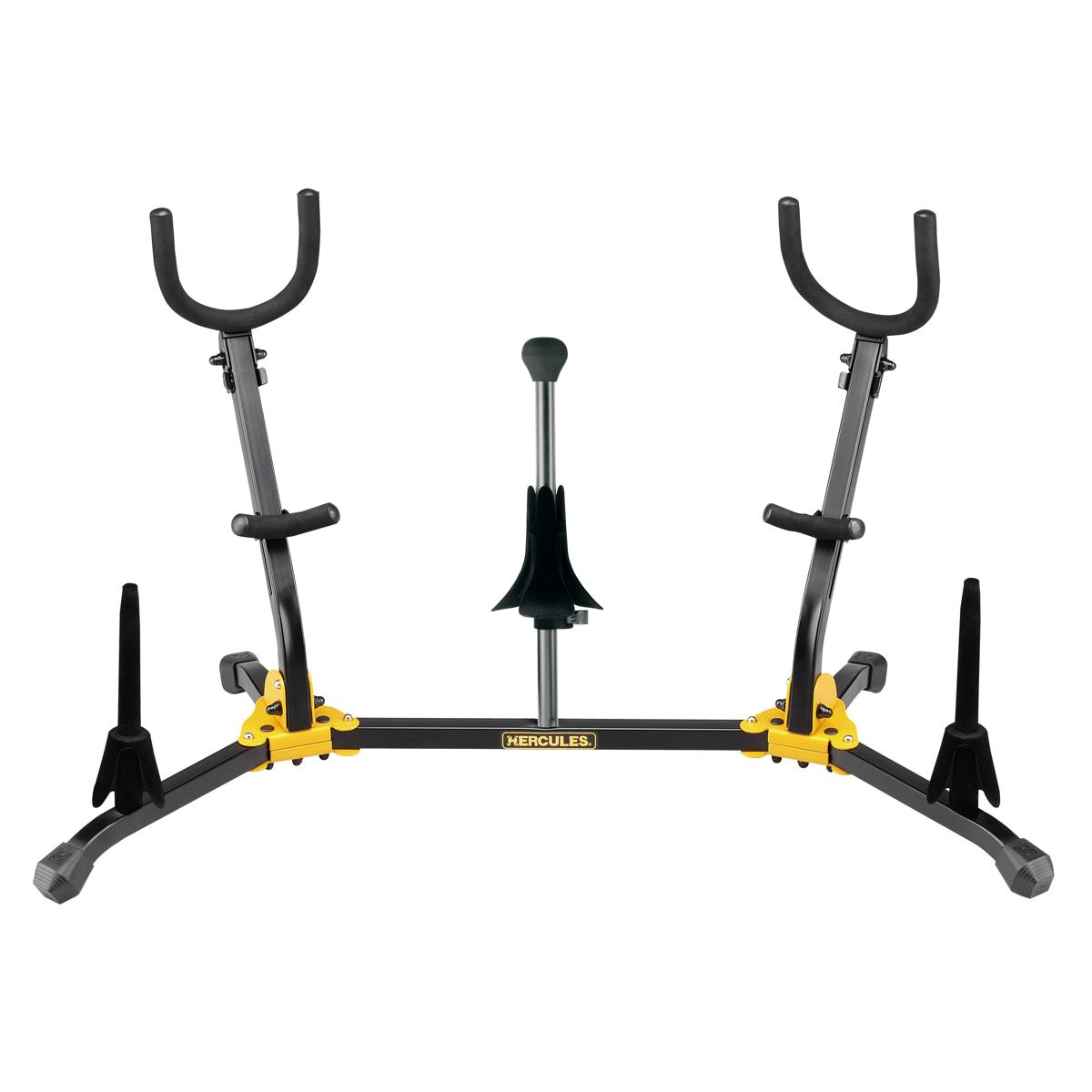 

Hercules Stands DS538B 2x Alto/Tenor & Soprano Stand, 2x Clarinet/Flute Pegs