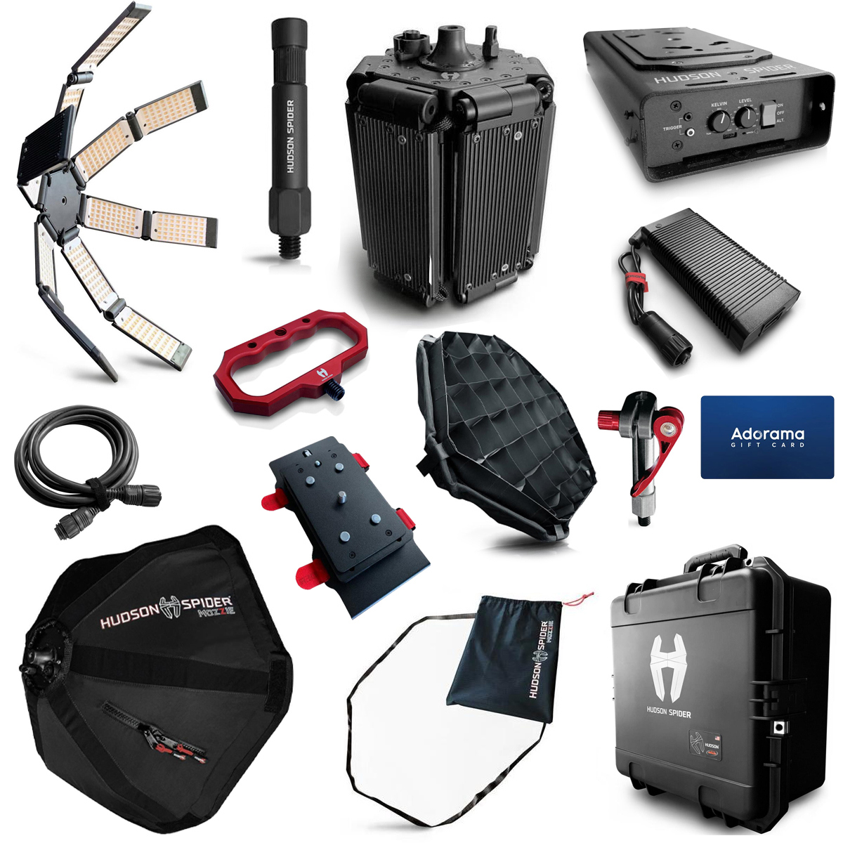 

Hudson Spider MOZZIE Deluxe Lamp Kit, V-Mount, With $195.00 Gift Certificate