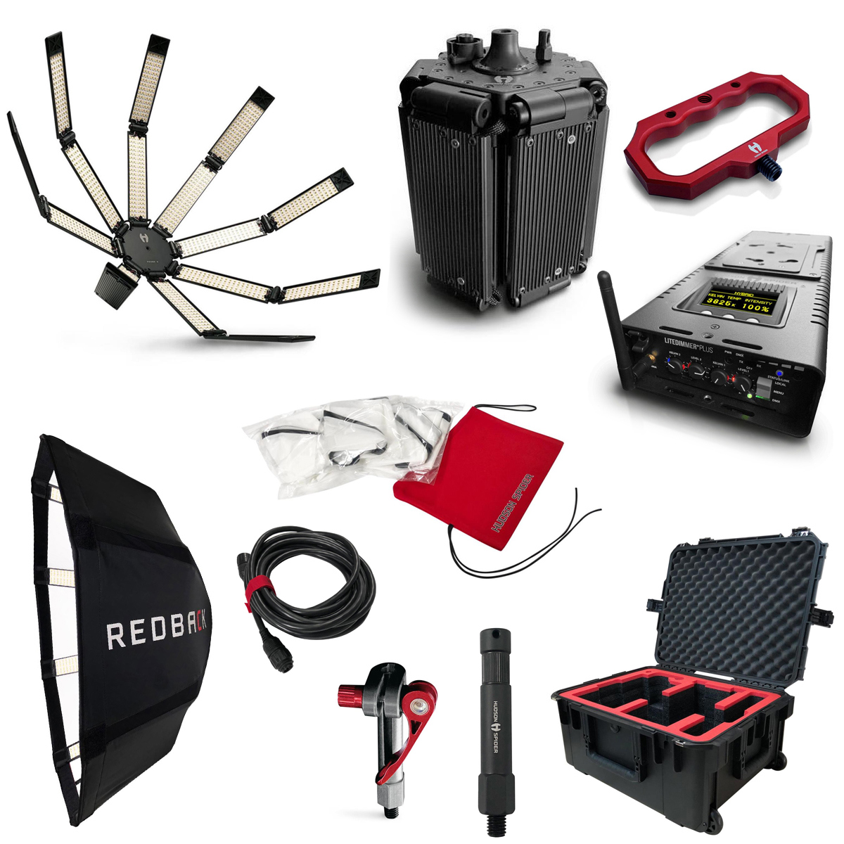 

Hasselblad Hudson Spider REDBACK Basic Lamp Kit